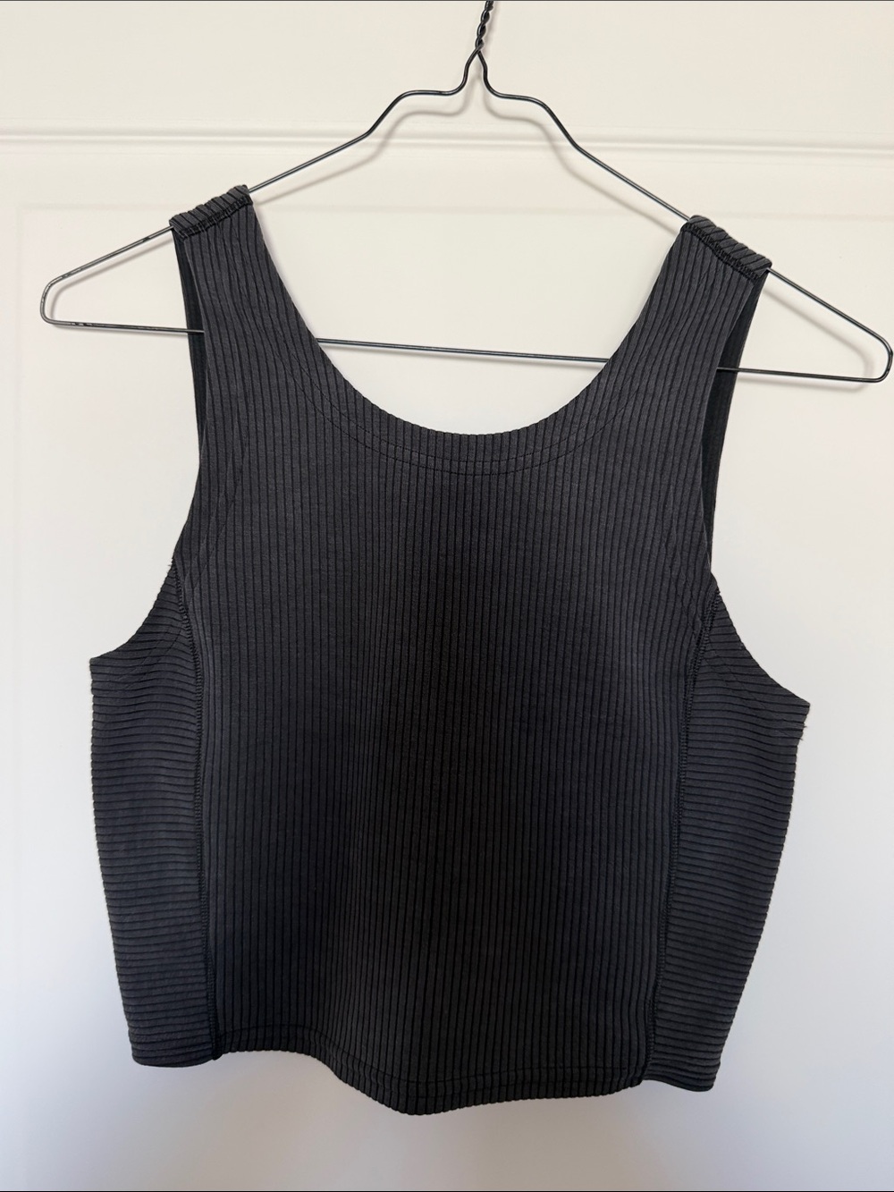 lululemon athletica Black Ribbed Tank Top